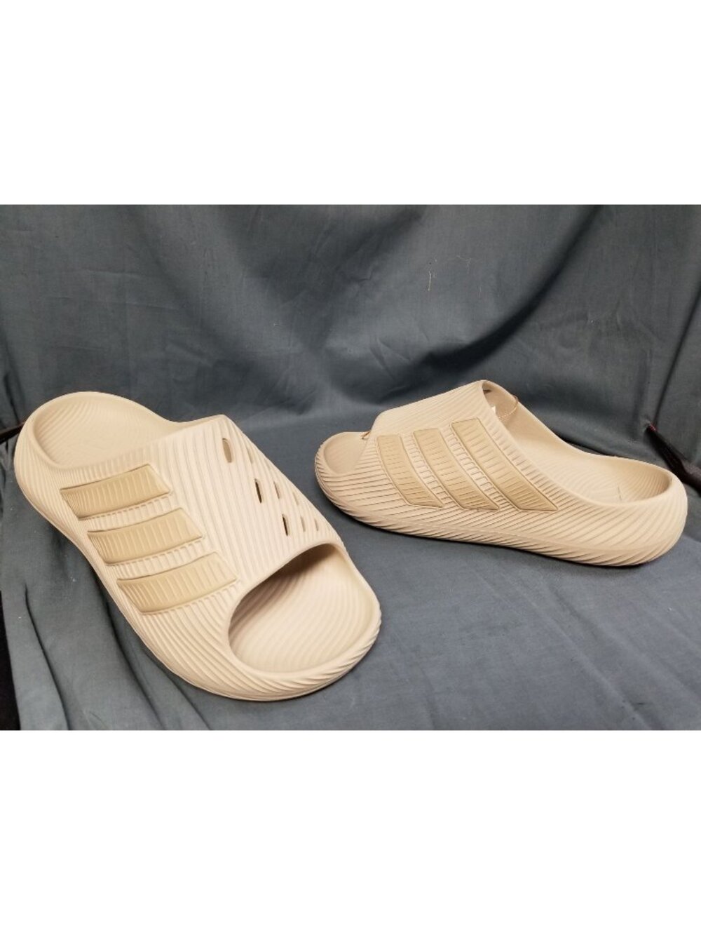 Adidas Purechill Slides Khaki KI0061 Men's Size 12 NEW w/TAGS NO BOX!